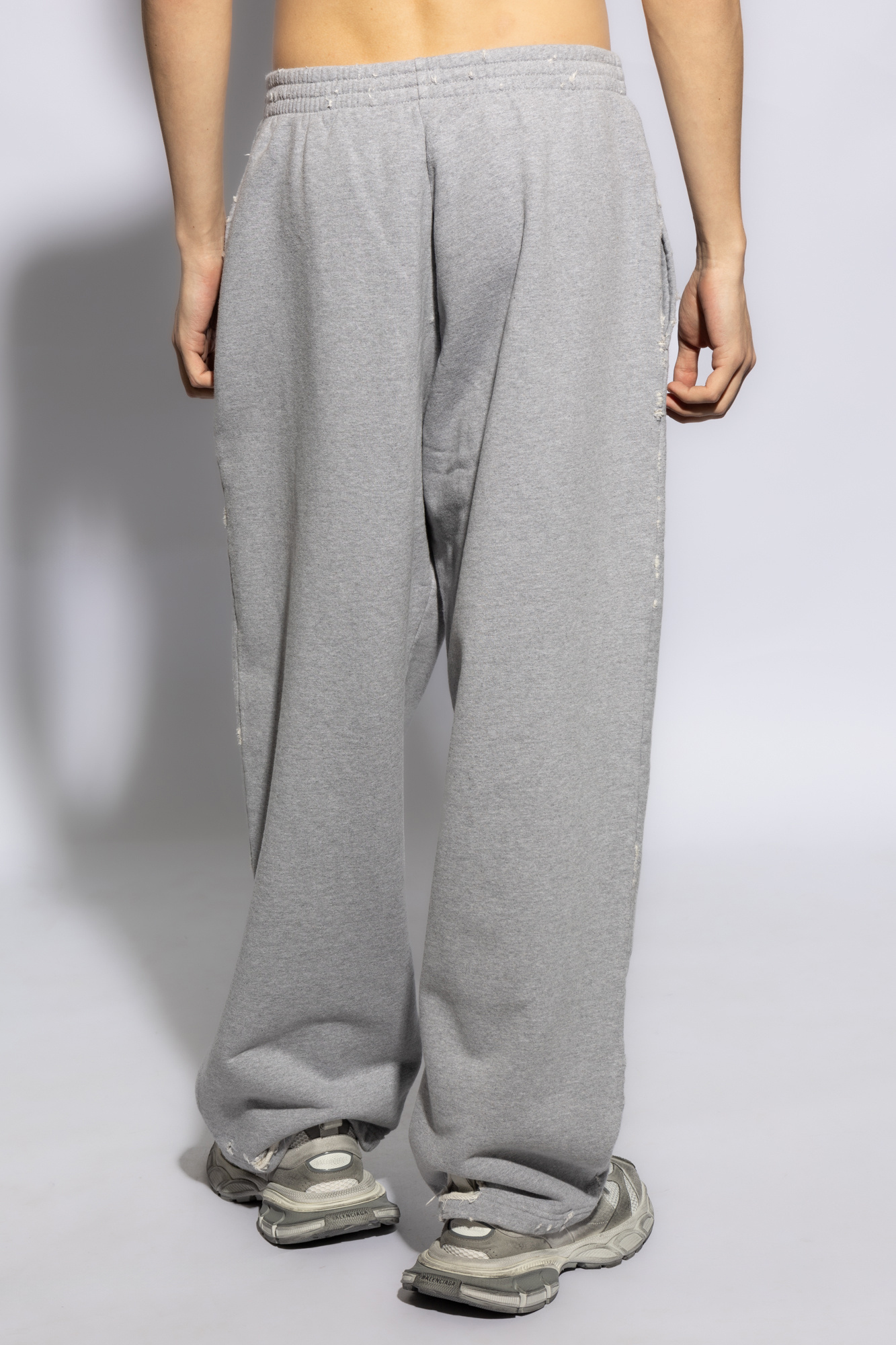 Balenciaga pants grey on sale